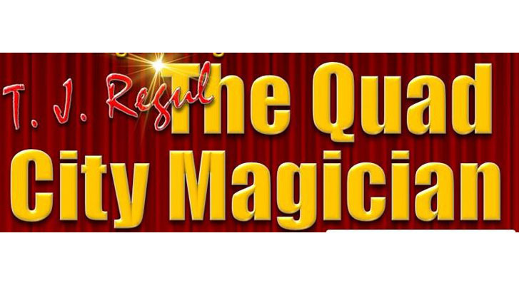 T.J. Regul The Quad City Magician logo